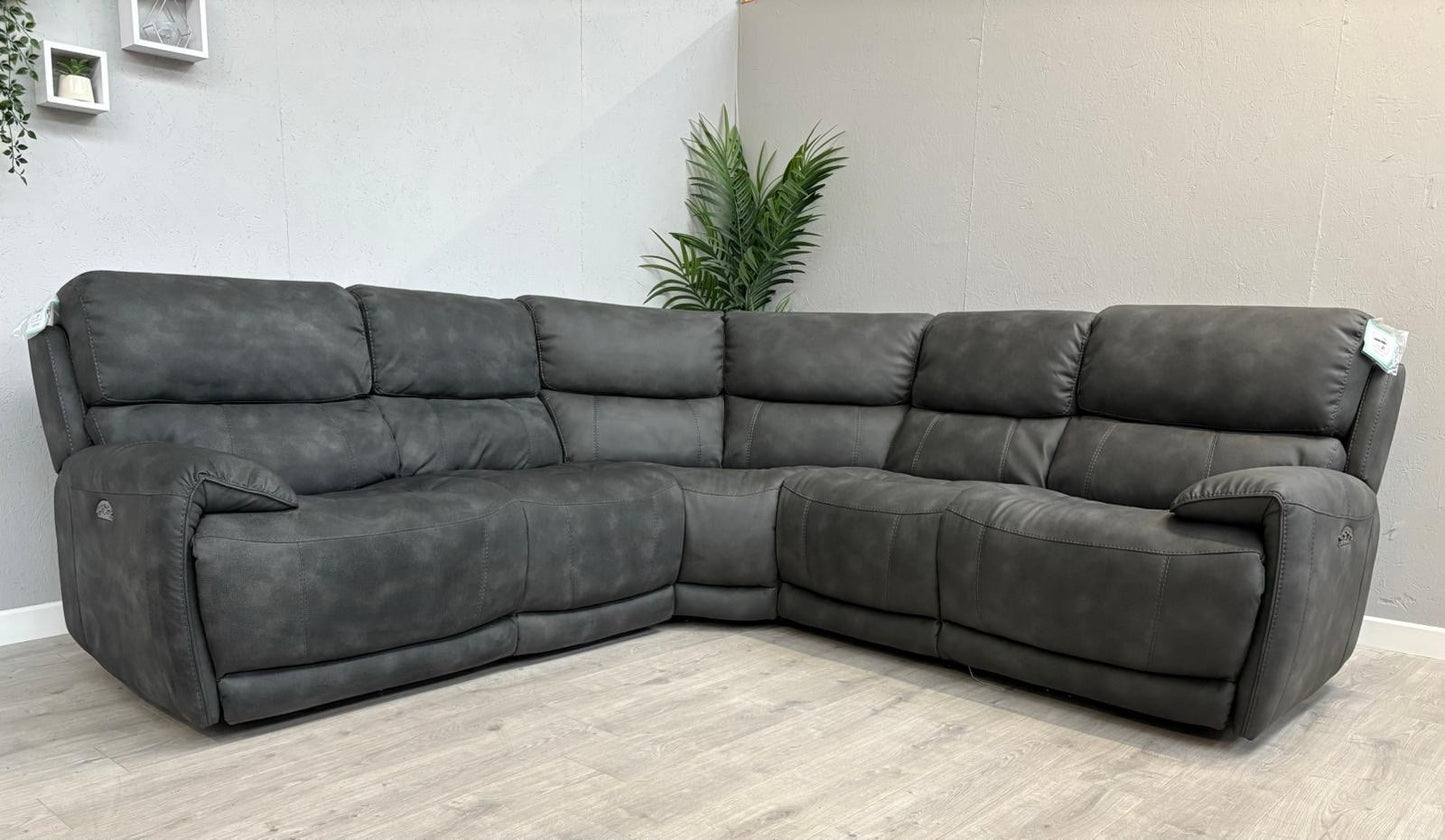 Furniture Village - LINK Fabric Large Power Recliner Corner Sofa - RRP £2,445