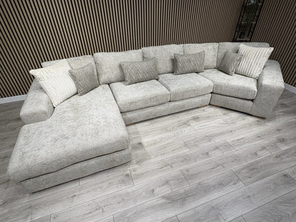 DFS Sample - Pandora LHF Large Chaise Corner Sofa - RRP: £3495