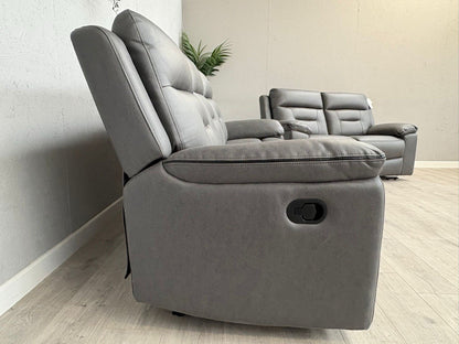 DFS New Braylan 3 Seater + 2 Seater Fabric Manual Recliner Sofa Set - RRP £1778