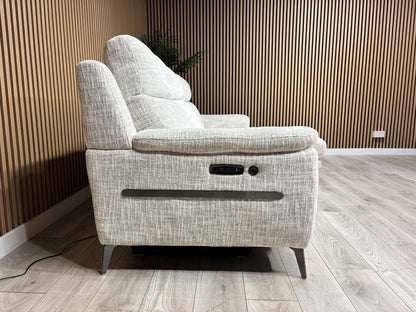 Furniture Village ECLIPSE Fabric Power Recliner RHF Chaise Corner Sofa RRP £2245