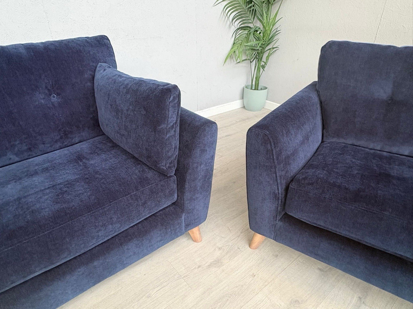 Dunelm - Peyton Grand Fabric 4 Seater Sofa + Love Chair / Armchair  - RRP £2,428