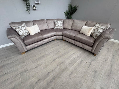Furniture Village - Aura Large Classic Back Corner Sofa RRP - £3795