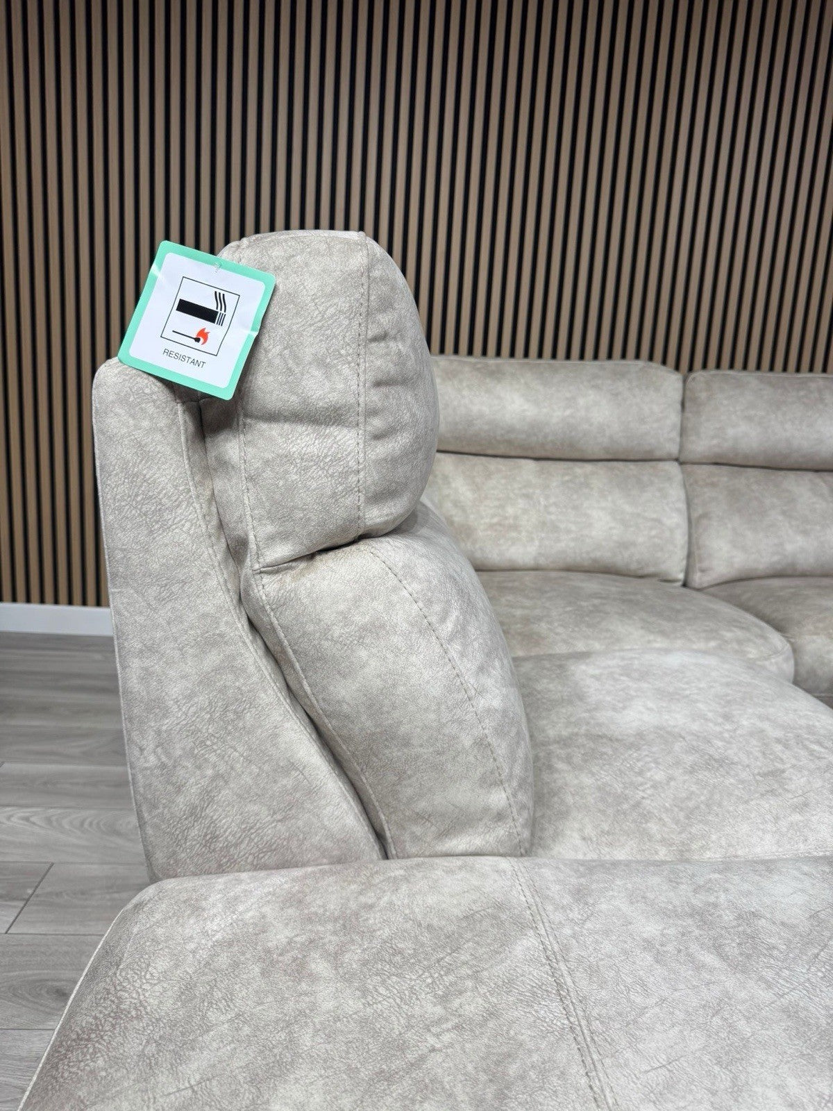 Furniture Village CONTEMPO Fabric LHF Open End Chaise Corner Sofa - RRP £2,295
