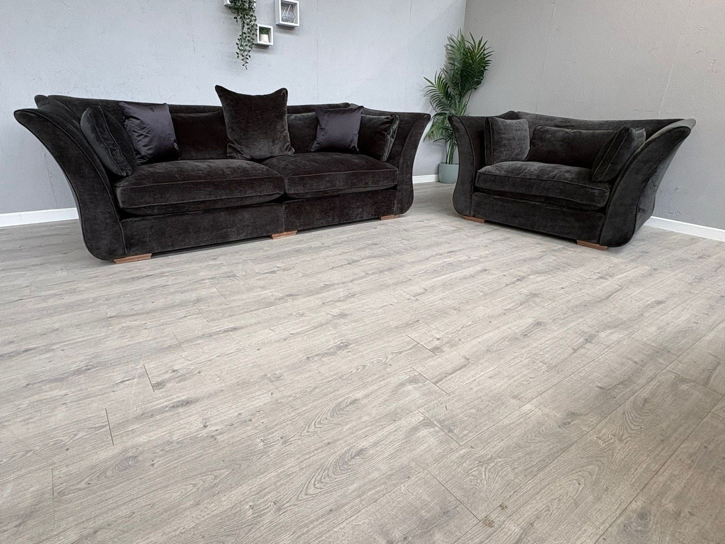 Sofology Westbridge OPERA Fabric Large 4 Seater Sofa + Snuggler Chair, RRP £4598