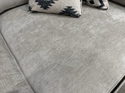 Sofology CAVALLI Style Fabric Open Chaise Corner Sofa + Footstool RRP £5398 Made To Order