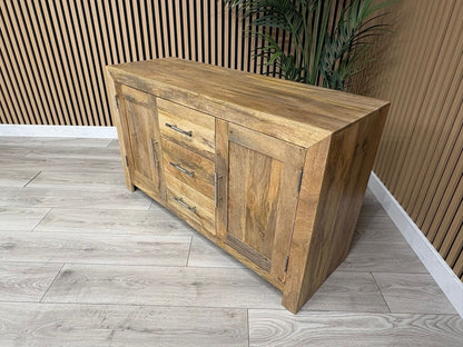 NEXT Sample - Cuba Mango Wood 2 Door 3 Drawer Sideboard - RRP: £1095