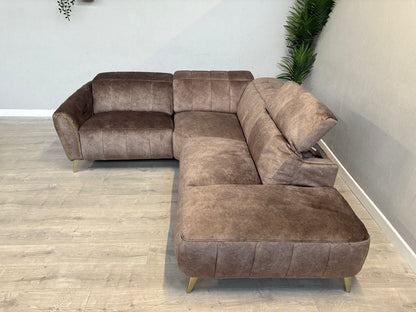 DFS Lidia Left Hand Facing Open Chaise Power Recliner Corner Sofa - RRP £1899