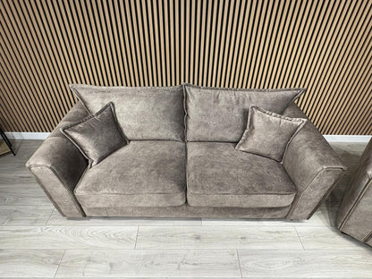DFS - CHERISHED Style 3 Seater Sofa + Armchair Set, Formal Back - RRP £2,198