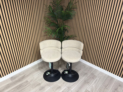 NEXT Sample - Brushed Velvet Cream Bar Stool