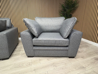 NEXT Stamford Style Fabric 3 Seater Sofa + Armchair Set - RRP £2,499