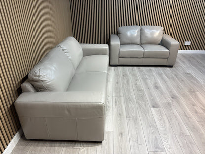 DFS - COHEN Style 3 Seater + 2 Seater Leather Sofa Set - RRP £2,398
