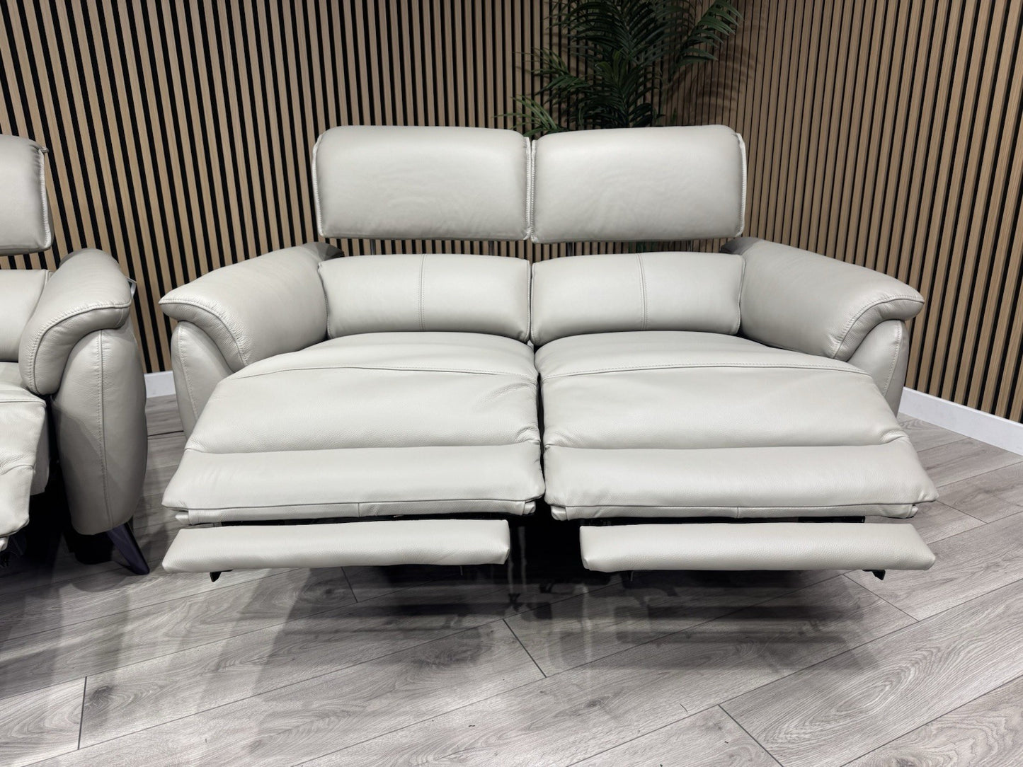 Furniture Village JUDE Style Leather 3 + 2 Seater Power Sofa Set - RRP £4,690
