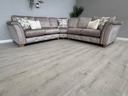 Furniture Village - Aura Large Classic Back Corner Sofa RRP - £3795