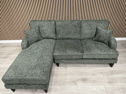 Laura Ashley LYNDEN Style Fabric 3 Seater LHF Chaise Corner Sofa - RRP £2625