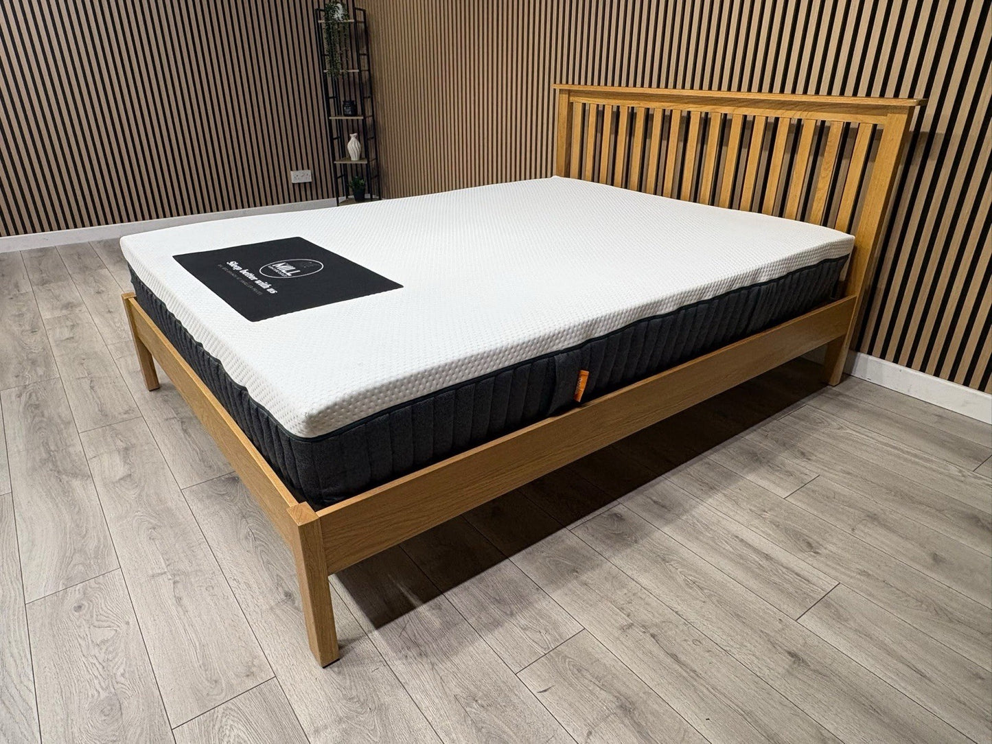 5ft Kingsize Wooden Bed Frame + Emma Original Mattress Set