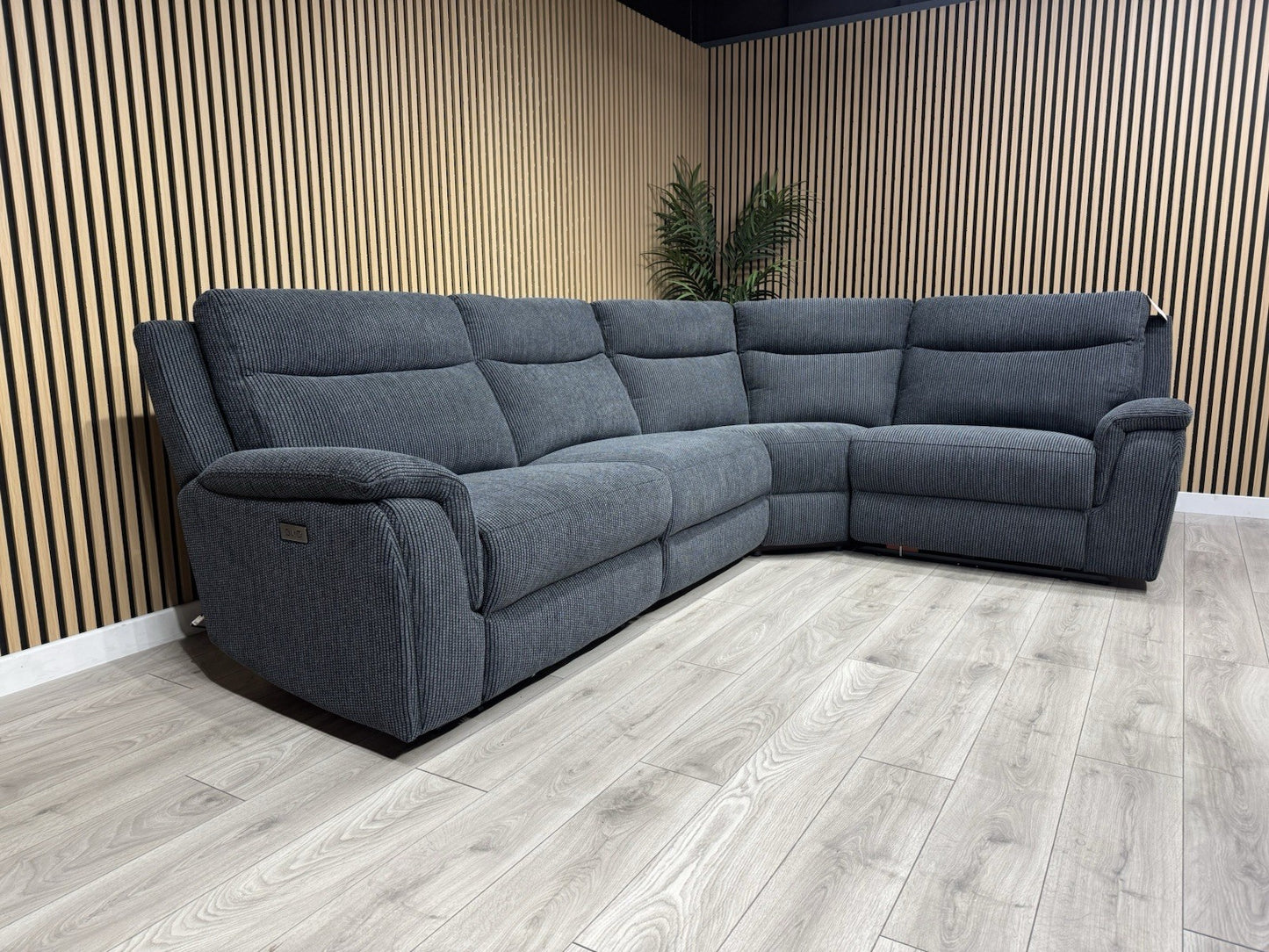 ScS - MAVERICK Fabric Modular Corner Sofa, Power Recliners - RRP £2,799