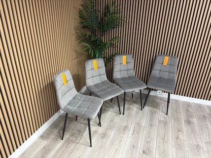 NEXT Sample - Brushed velvet dining chair