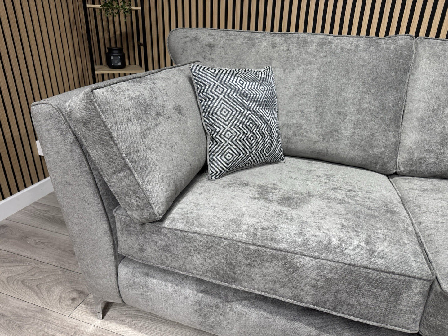 Furniture Village SASHA Fabric 3+2 Seater + Footstool Sofa Set - RRP £3490