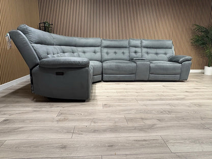 SCS Belford 1 Corner 3 Power Recliner Sofa with Media Console - RRP £2599