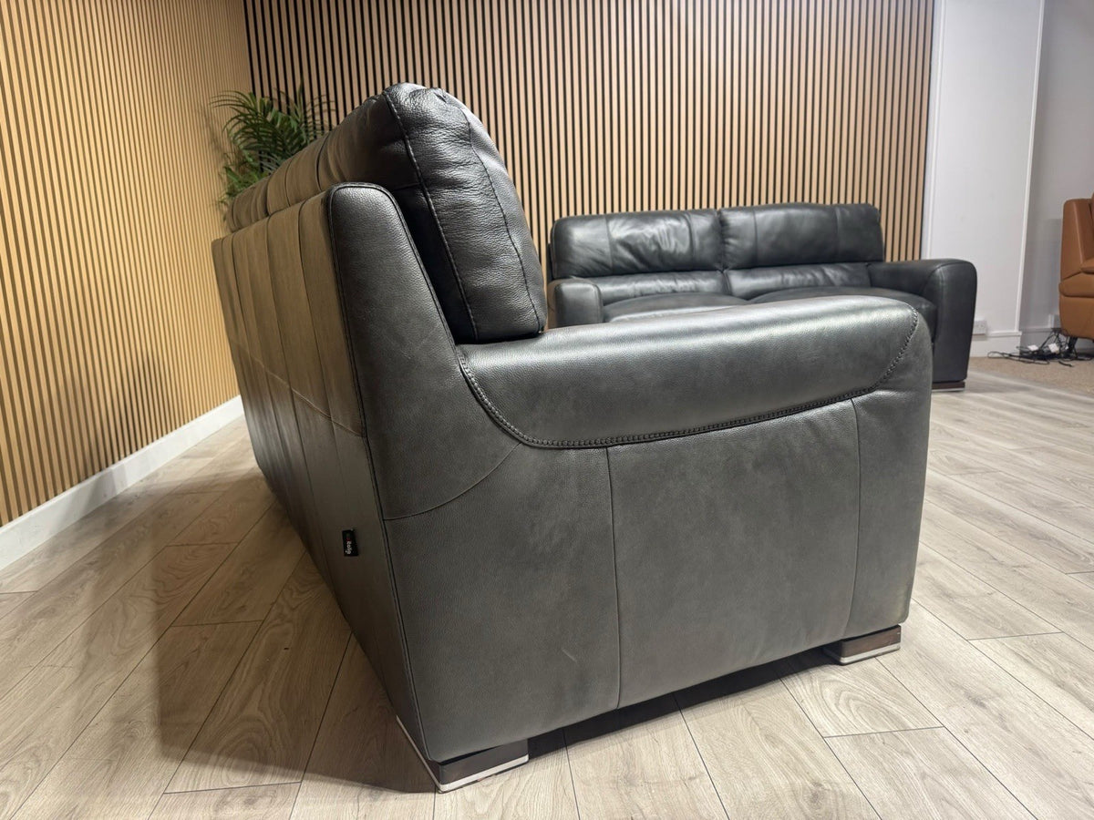 ScS Sisi Italia LUCCA Leather 2 x 3 Seater Sofa Set - RRP £4498