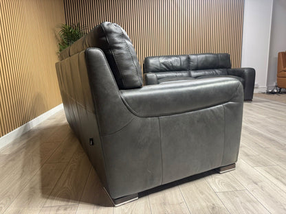 ScS Sisi Italia LUCCA Leather 2 x 3 Seater Sofa Set - RRP £4498