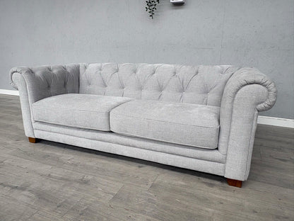 DFS Holbrook Chesterfield Fabric 3 Seater Sofa RRP £699