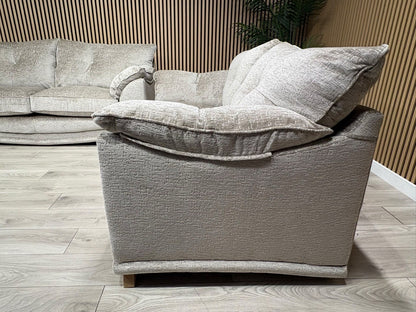 Oak Furnitureland RAVELLO Style Fabric 3 + 2 Seater Sofa Set - RRP £2,798