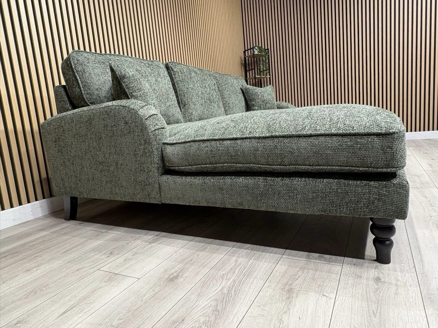 Laura Ashley LYNDEN Style Fabric 3 Seater LHF Chaise Corner Sofa - RRP £2625