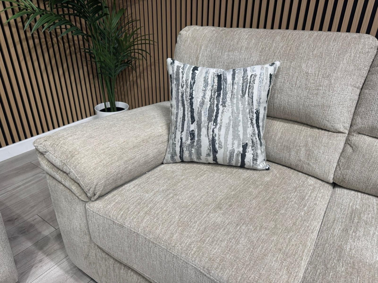 DFS Sample - DEXTER 3 Seater + 2 Seater Sofa Set, Formal Back - RRP £1,898