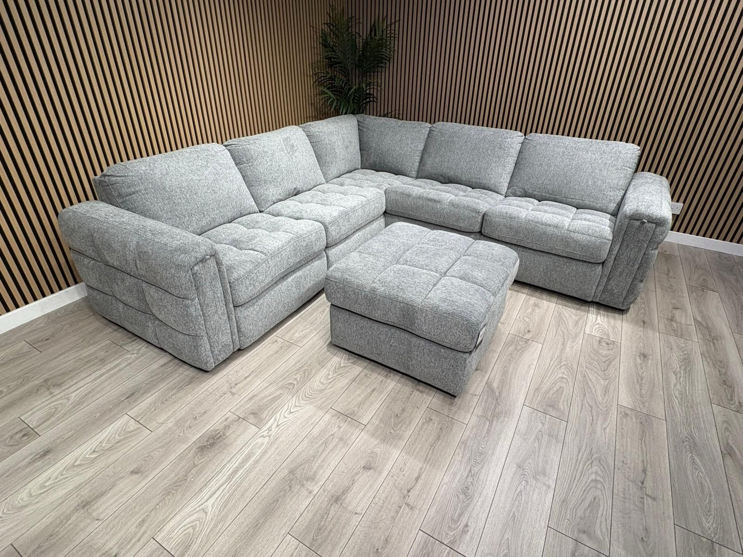 DFS - MAVAM Modular Premium Fabric 2 Corner 2 Sofa + Footstool - RRP £3499