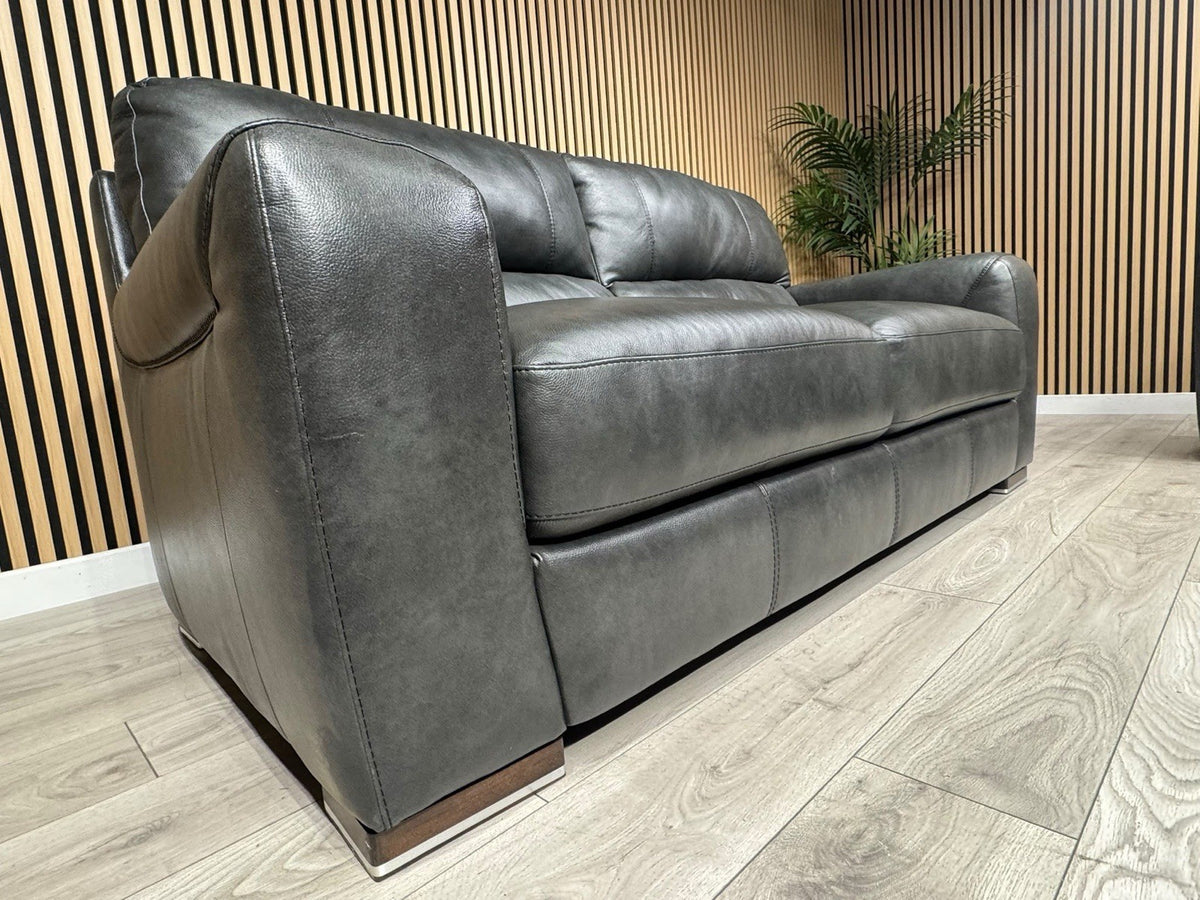 ScS Sisi Italia LUCCA Leather 2 x 3 Seater Sofa Set - RRP £4498
