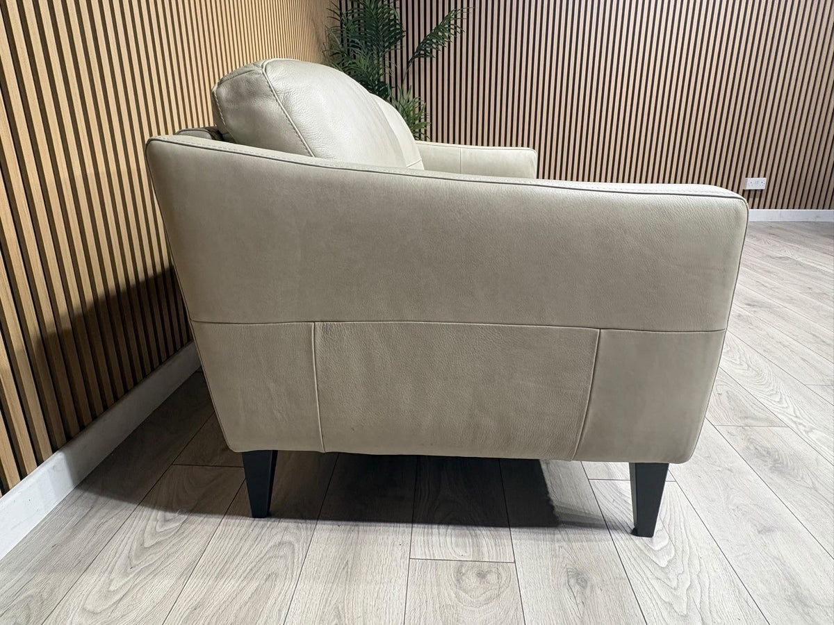 John Lewis BAILEY Style 3 Seater Leather Sofa RRP £2395