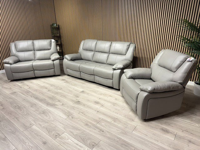 KNOLE Grey Leather Power Recliner Sofa/Chair - Different Combinations Available