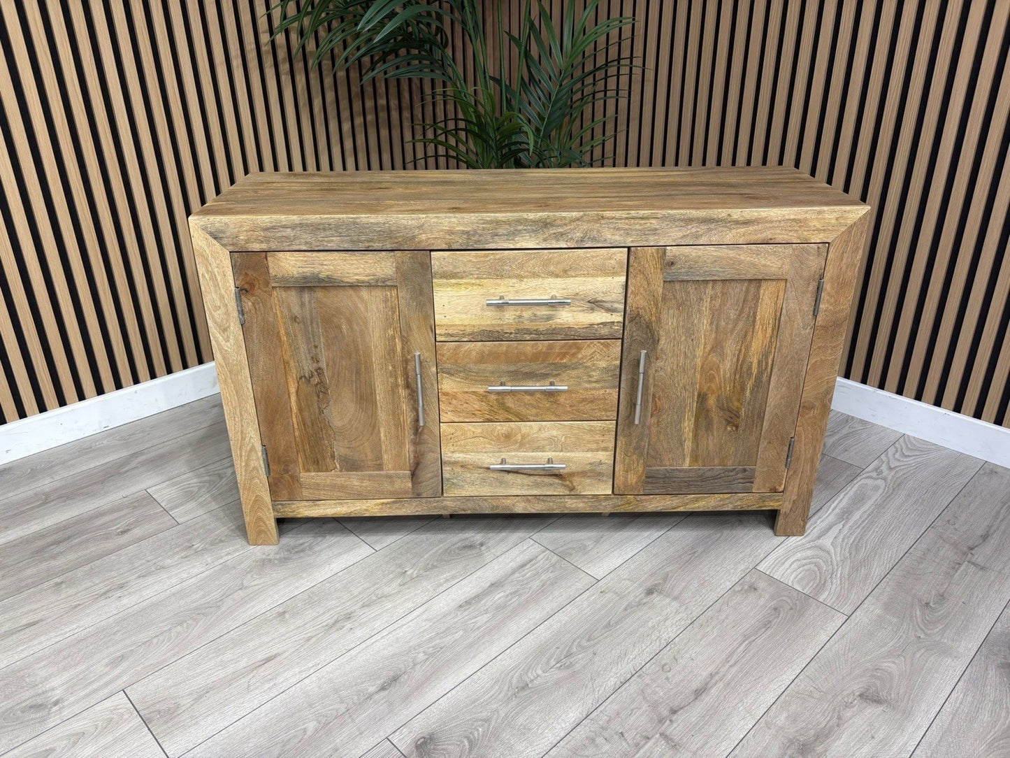 NEXT Sample - Cuba Mango Wood 2 Door 3 Drawer Sideboard - RRP: £1095