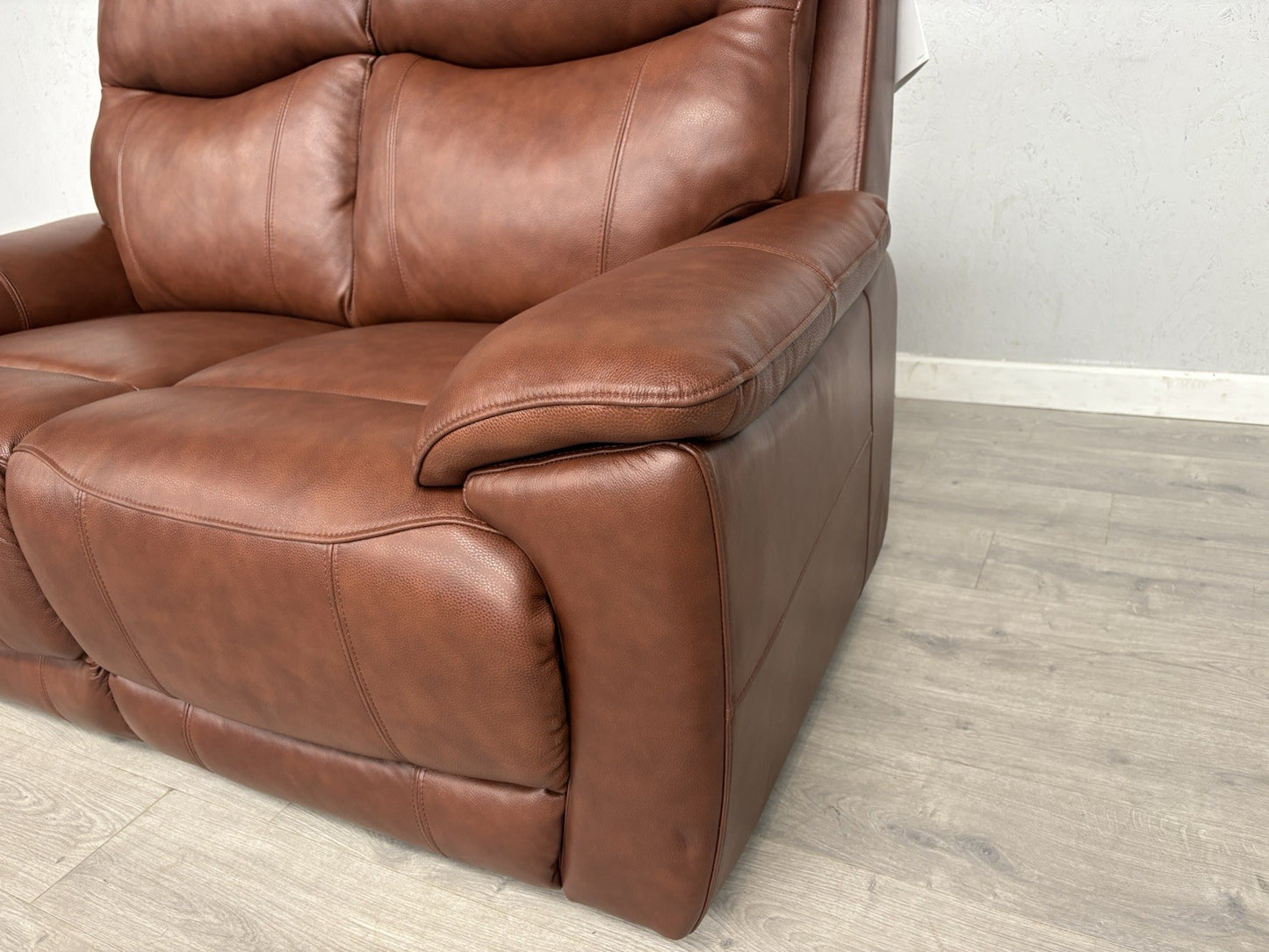 Furniture Village SLOANE Leather 2 Seater Sofa - RRP £1,295