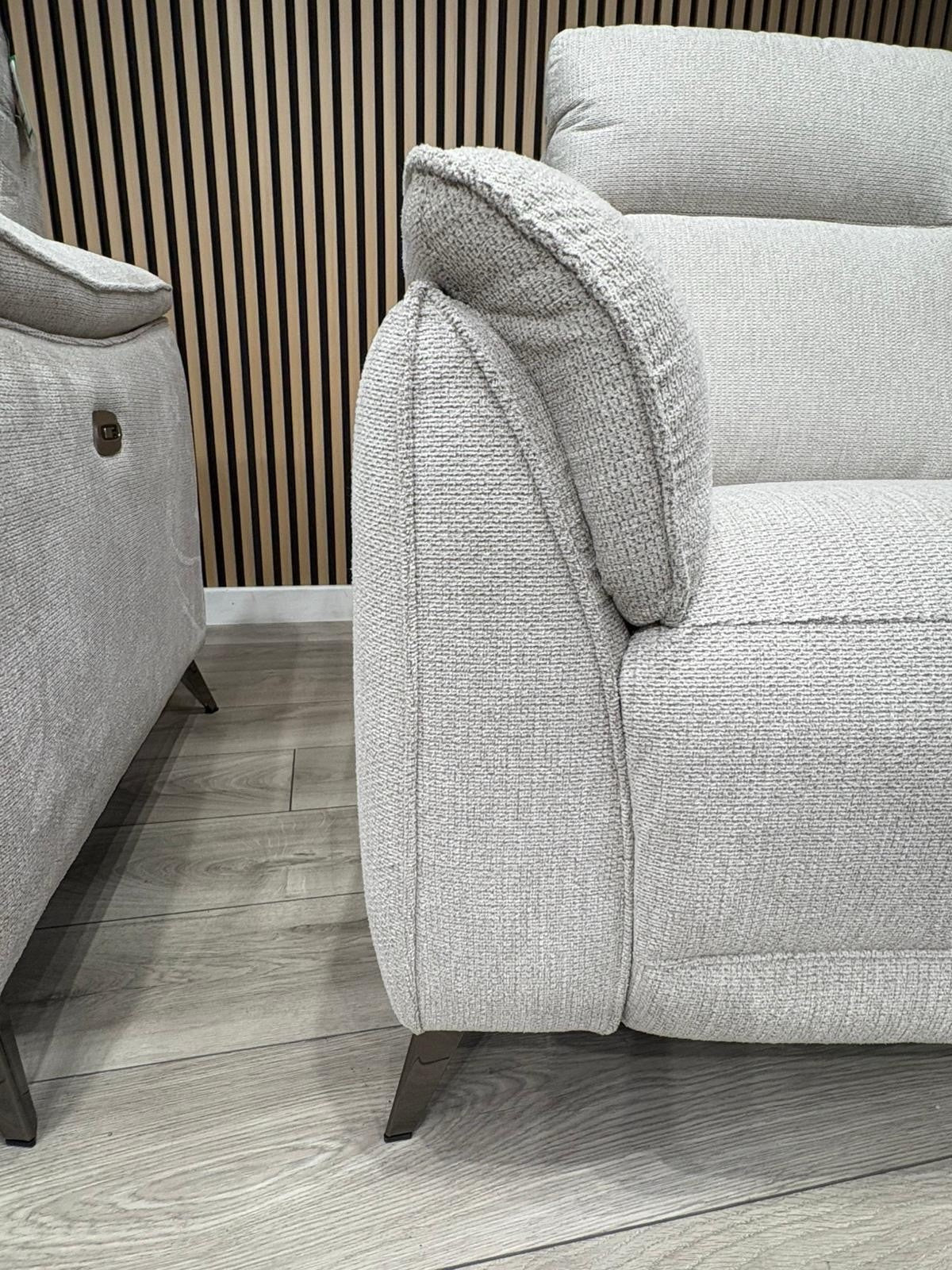 Vicenza Fabric Power Recliner 3 + 2 Seater Sofa Set - RRP £3599