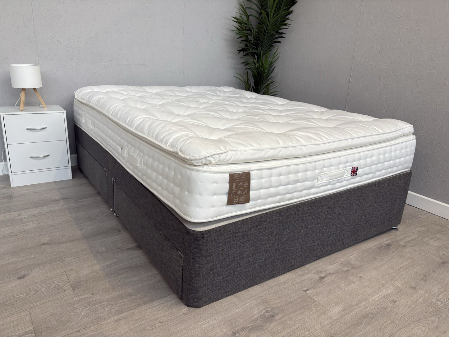 Staples and Co Artisan OPULENCE Extra Length Mattress, 5ft Kingsize, Medium