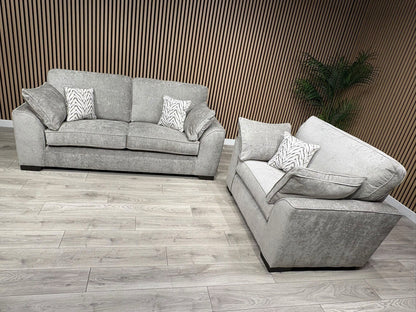 NEXT Stamford Style Fabric 3 Seater Sofa + Love Chair Set - RRP £2250