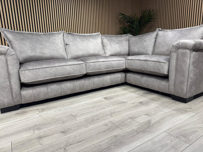 DFS DOLCIE Formal Back Fabric 3 Corner 1 Sofa - RRP £2,359