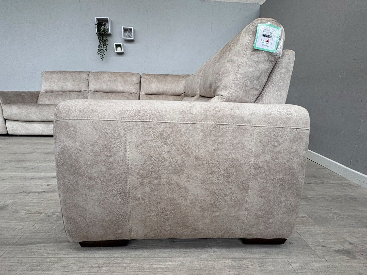 Furniture Village FLEX Fabric Large LHF Corner Sofa Bed, Storage Arms, RRP £2945