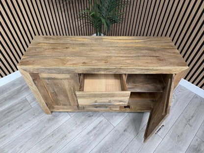 NEXT Sample - Cuba Mango Wood 2 Door 3 Drawer Sideboard - RRP: £1095