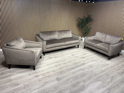 John Lewis BAILEY Style Fabric 3 Seater + 2 Seater + Armchair Set - RRP £4548