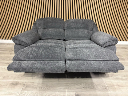 ORLANDO Fabric 2 Seater Power Recliner Sofa - RRP £1599
