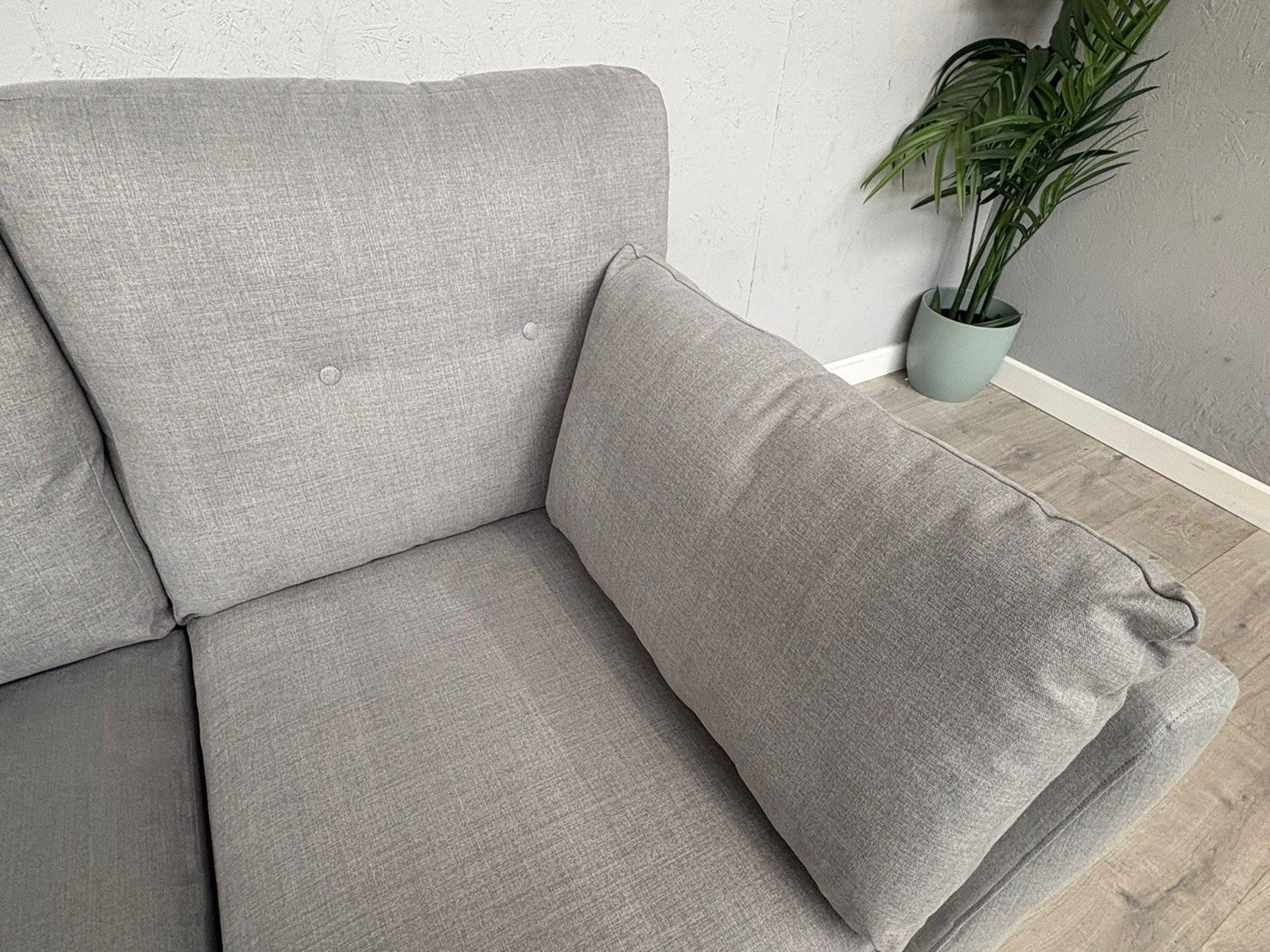 John Lewis ALFIE Fabric Small 2 Seater Sofa, Light Grey - RRP £849