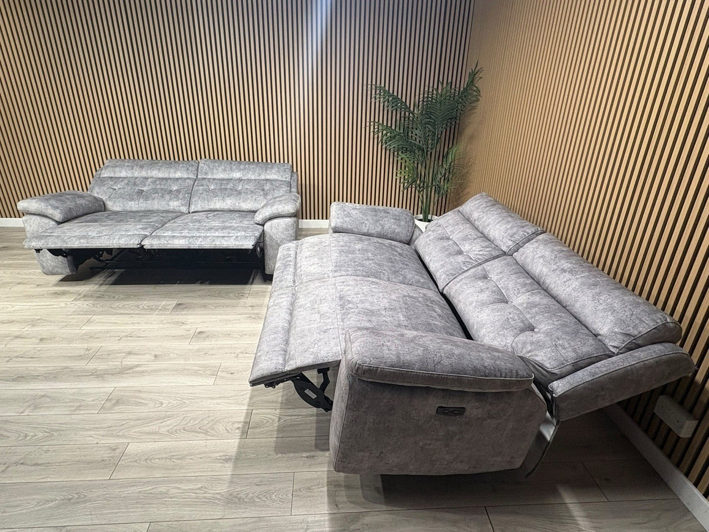 SCS Belford 3+3 Seater Power Recliner Sofa Set with Head Tilt - RRP £2698