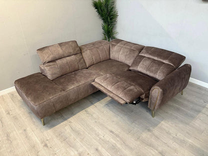 DFS Lidia Right Hand Facing Open Chaise Power Recliner Corner Sofa - RRP £1899