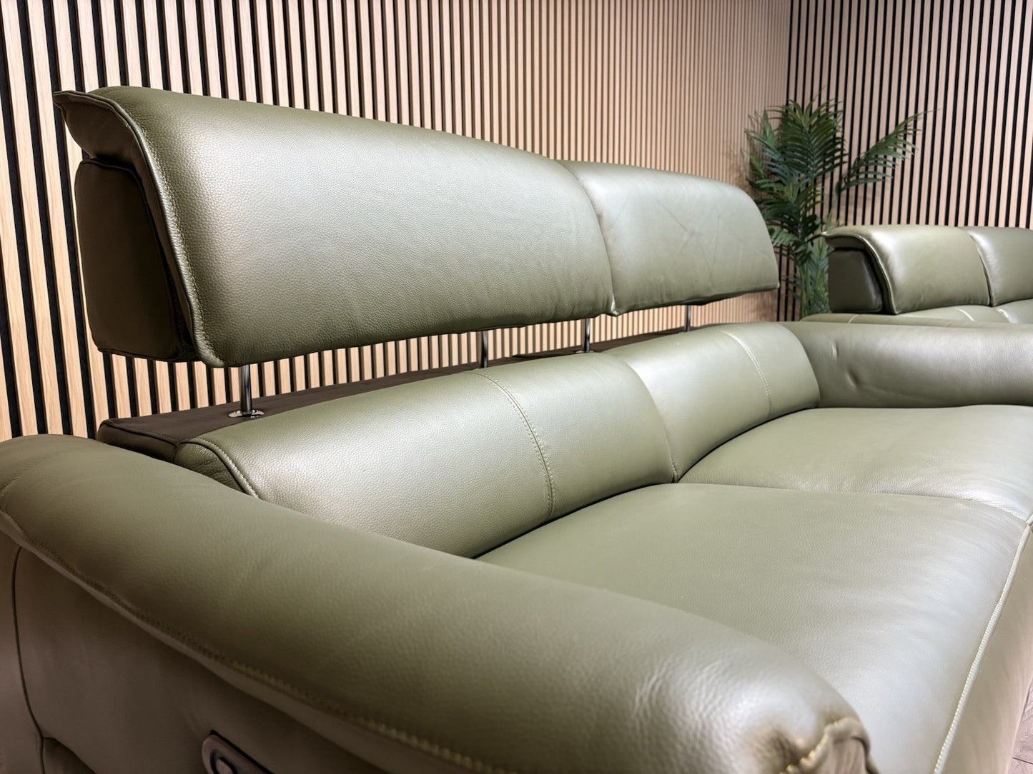 Furniture Village JUDE Style Leather 3 + 2 Seater Power Sofa Set - RRP £4,690