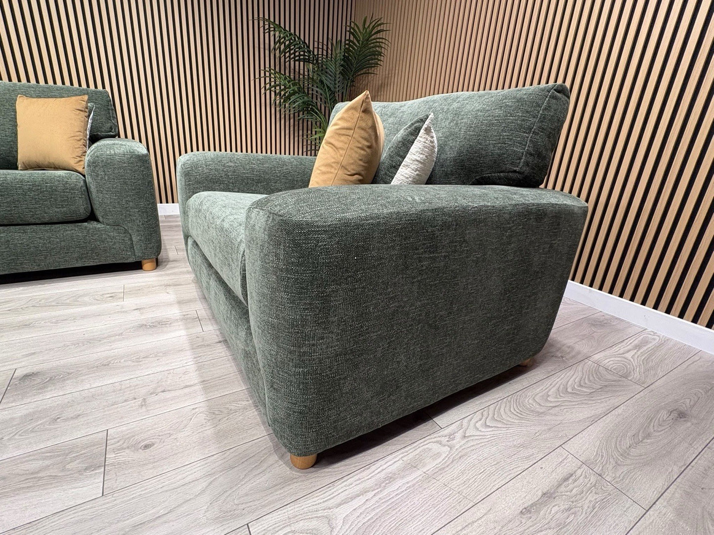 DFS Sample Enzo Fabric 4 Seater Sofa + Love Chair Set RRP £2799