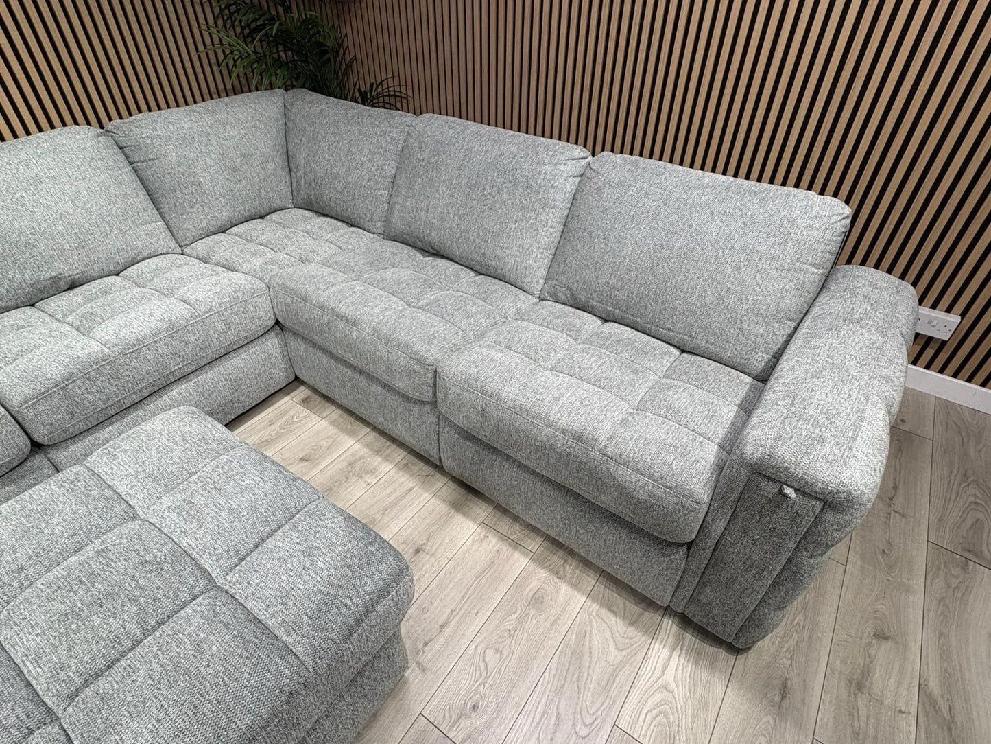 DFS - MAVAM Modular Premium Fabric 2 Corner 2 Sofa + Footstool - RRP £3499