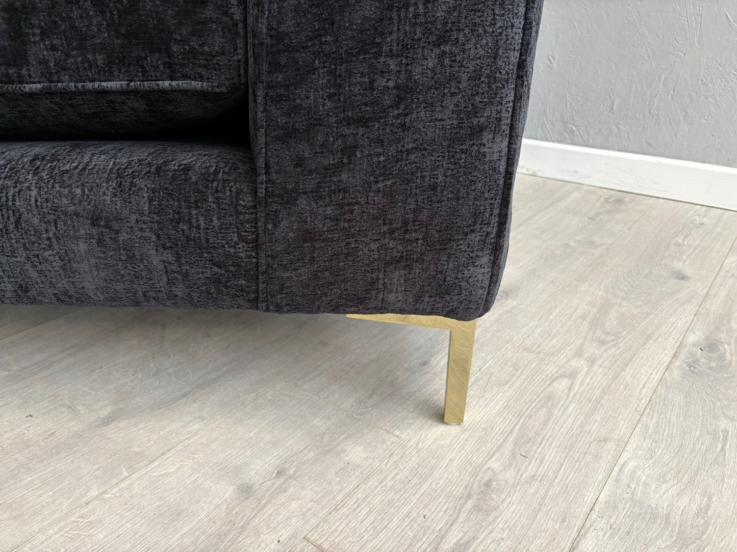 Sofology ROCOCO Fabric Love Seat Armchair / Chair, Verbier Jet - RRP £1599